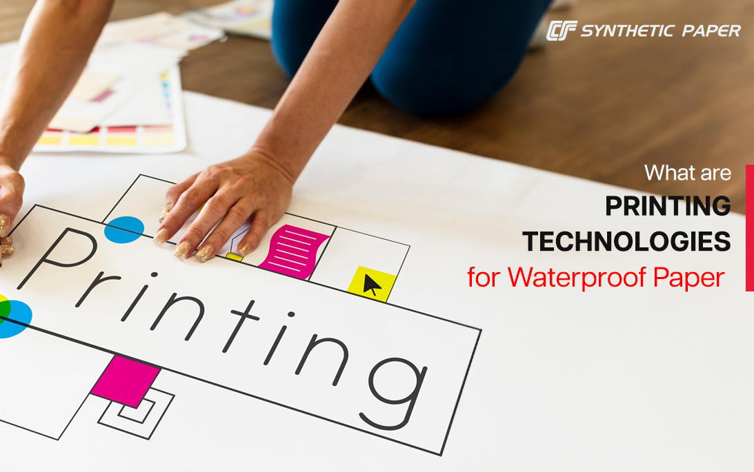¿Cuáles son las tecnologías de impresión para el papel impermeable?
