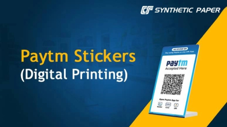 Papel Sintético Cosmo para Pegatinas de Paytm (Impresión Digital)
