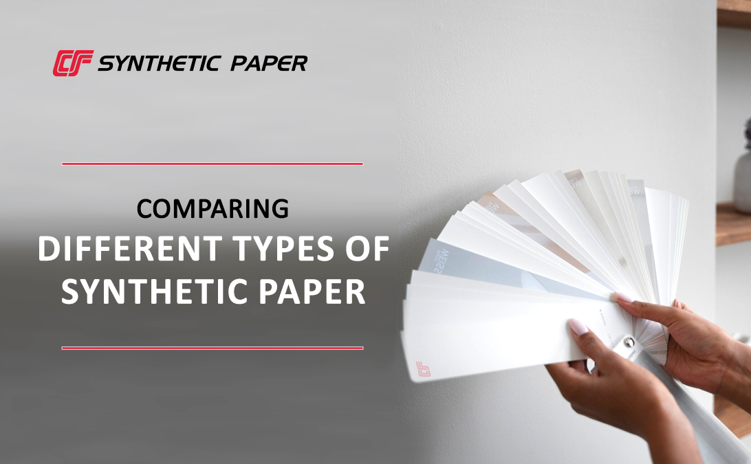Comparar diferentes tipos de papel sintético
