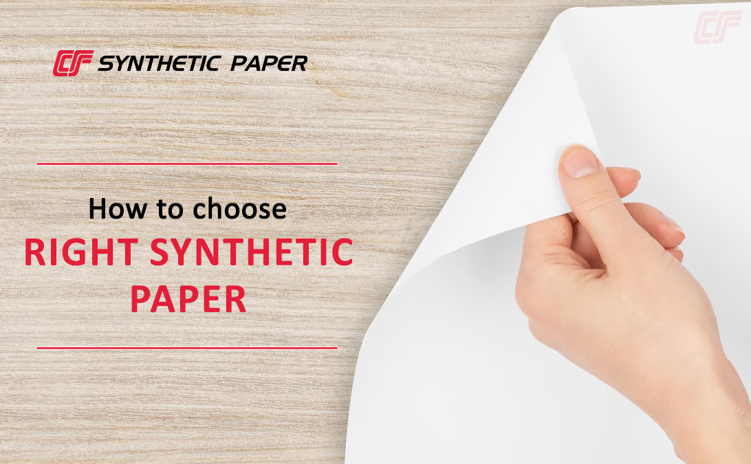Cómo elegir el papel sintético adecuado?
